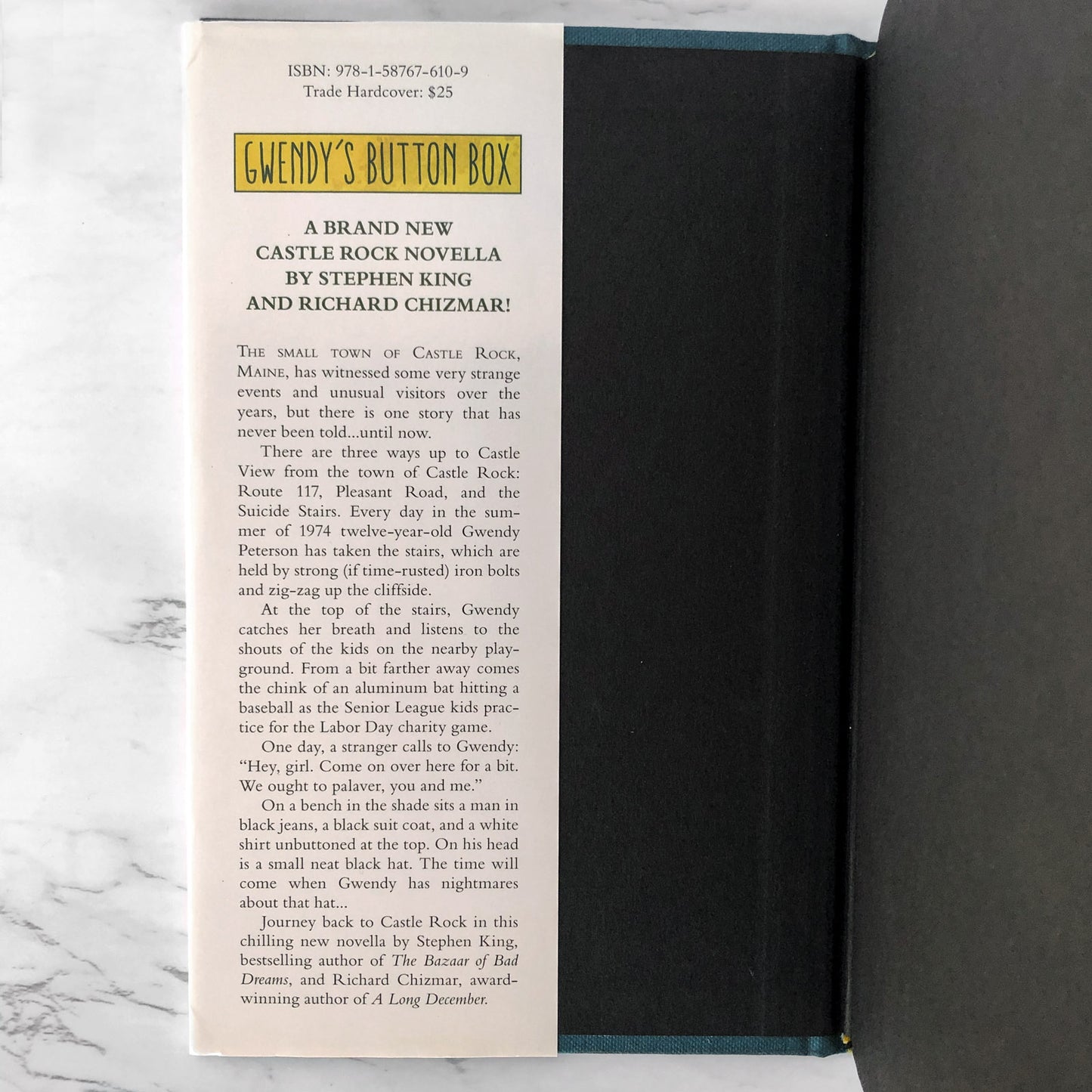 Gwendy's Button Box by Stephen King & Richard Chizmar [FIRST EDITION • FIRST PRINTING]