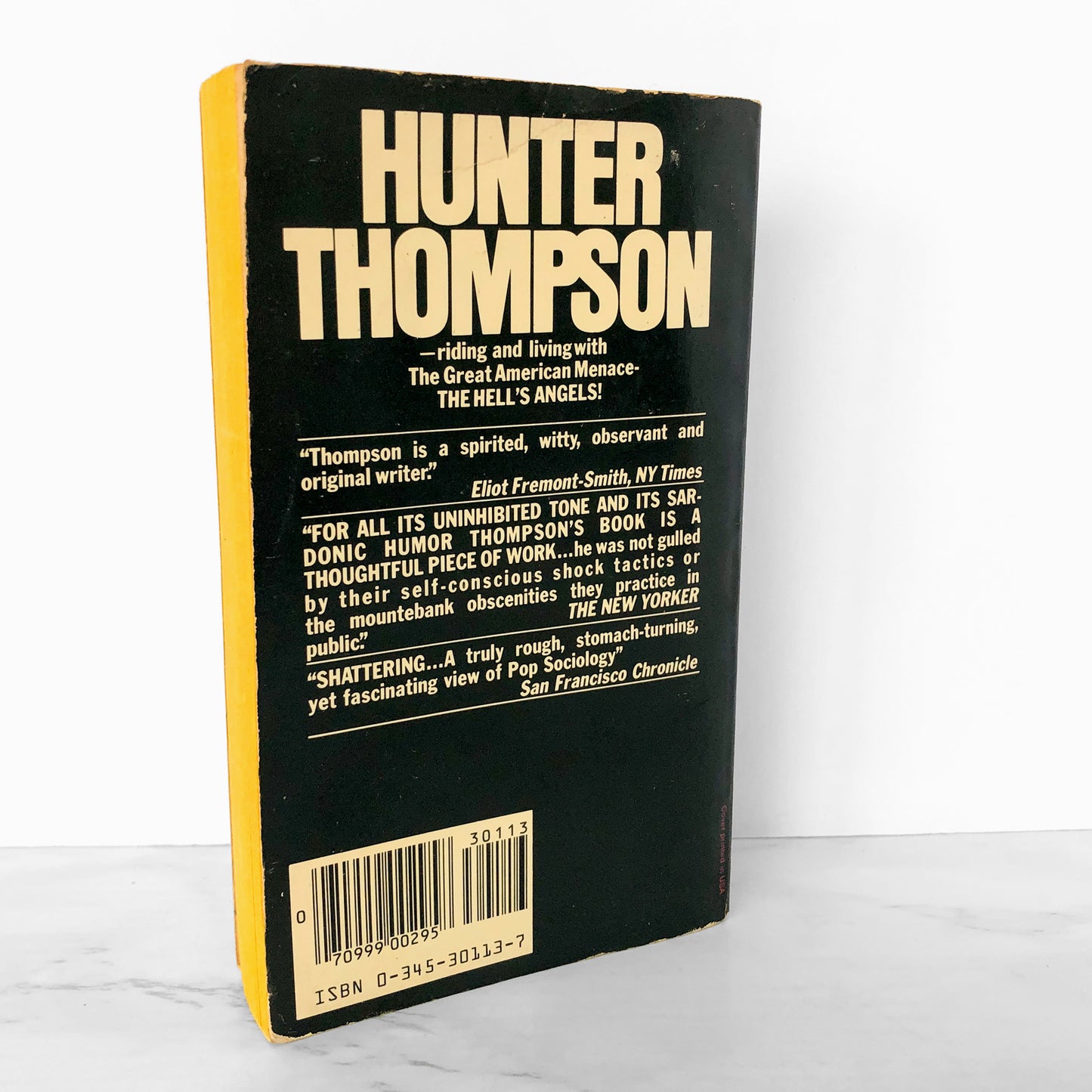 Hell's Angels: A Strange and Terrible Saga by Hunter S. Thompson [1981 PAPERBACK]