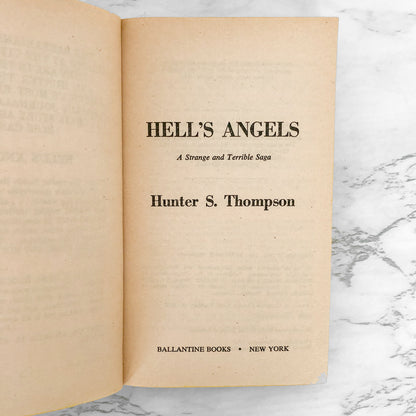 Hell's Angels: A Strange and Terrible Saga by Hunter S. Thompson [1981 PAPERBACK]