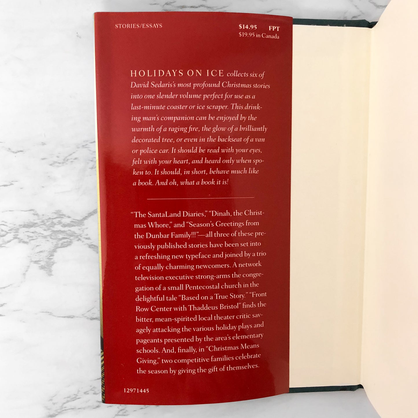 Holidays on Ice by David Sedaris [FIRST EDITION / FIRST PRINTING] 1997