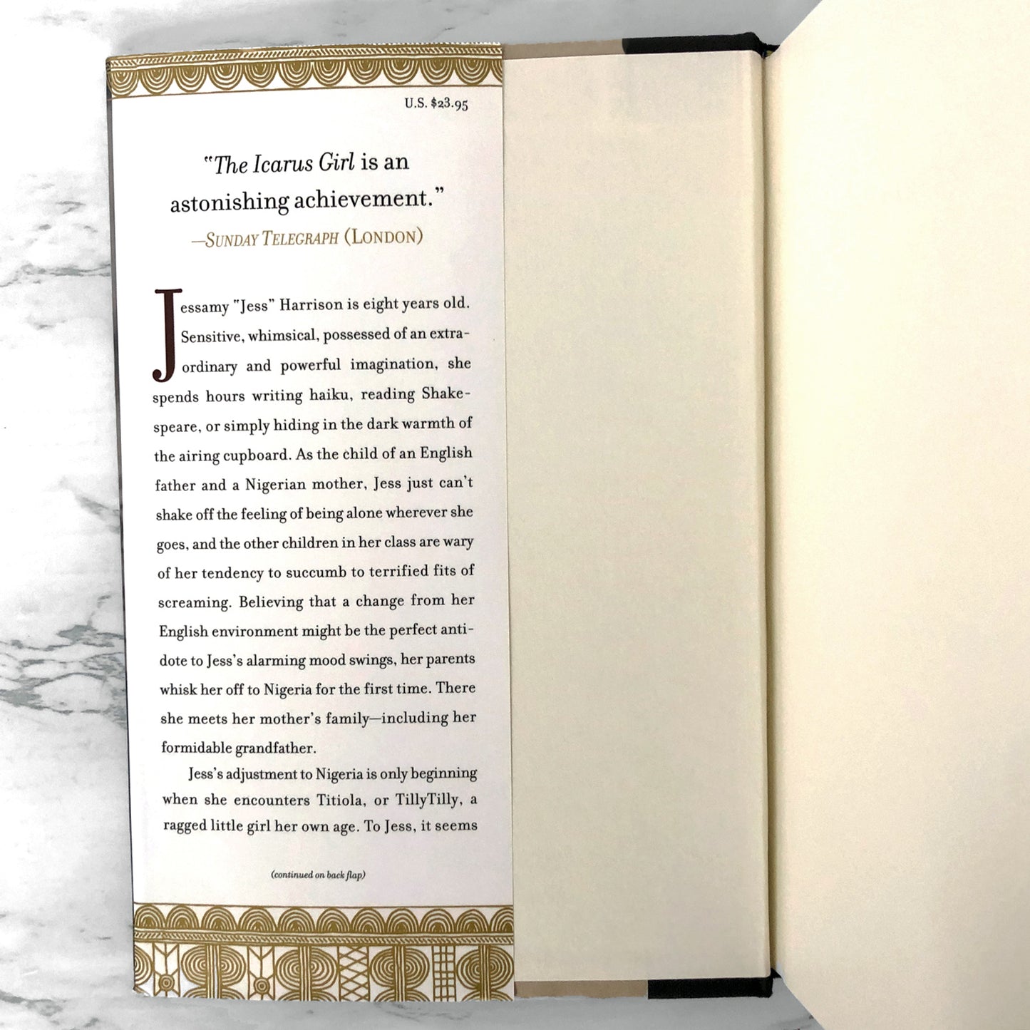 The Icarus Girl by Helen Oyeyemi [U.S. FIRST EDITION] 2005 • Doubleday