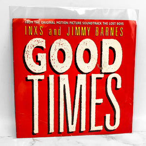 INXS & Jimmy Barnes – Good Times [7" VINYL SINGLE] 1985 • The Lost Boys Soundtrack