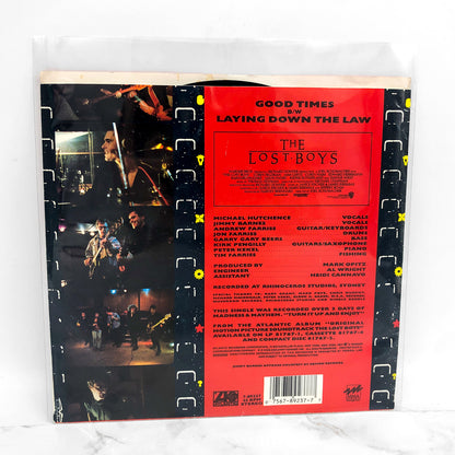 INXS & Jimmy Barnes – Good Times [7" VINYL SINGLE] 1985 • The Lost Boys Soundtrack