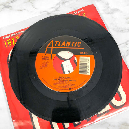 INXS & Jimmy Barnes – Good Times [7" VINYL SINGLE] 1985 • The Lost Boys Soundtrack