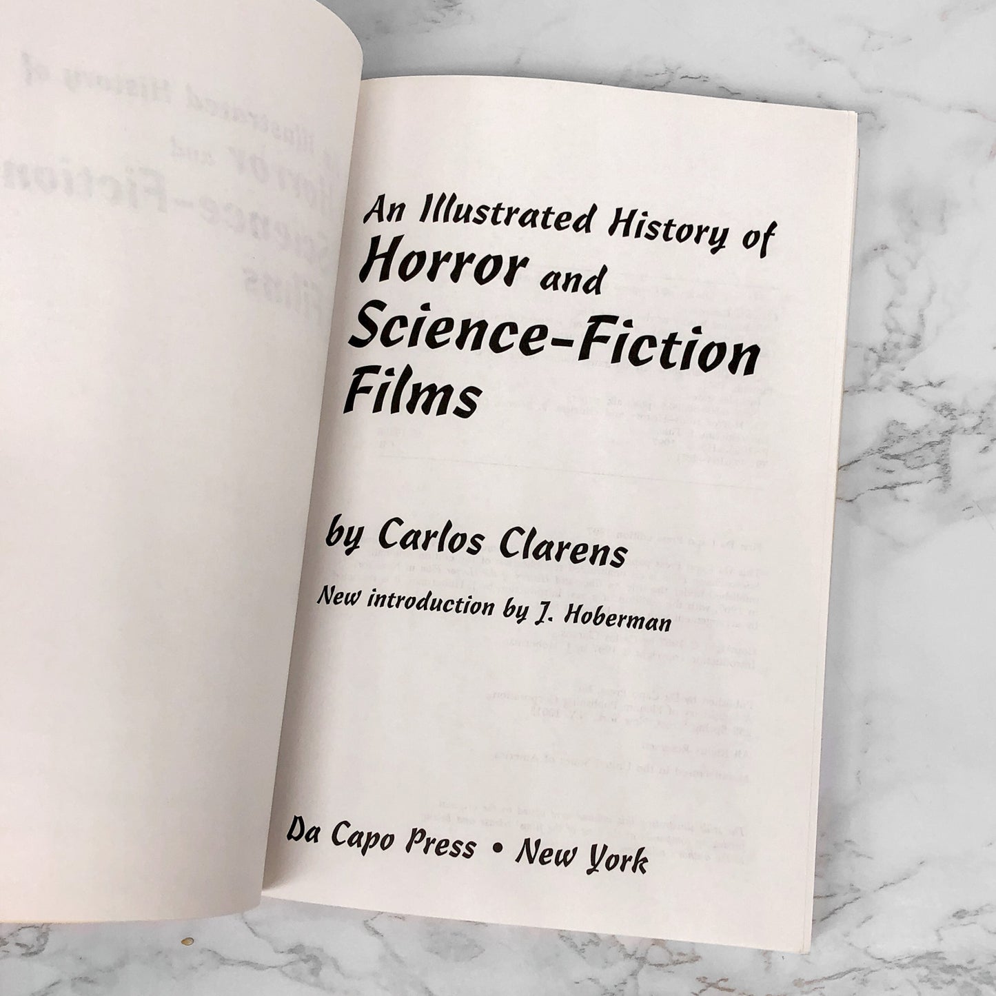 An Illustrated History of Horror & Science Fiction Films by Carlos Clarens [TRADE PAPERRBACK] 1997 • Da Capo