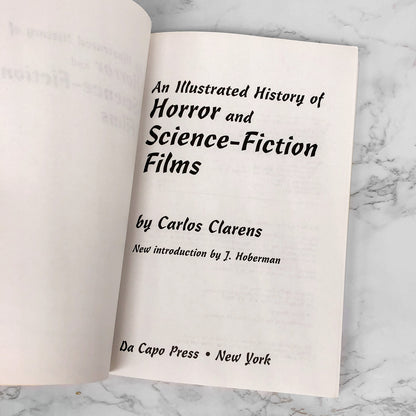 An Illustrated History of Horror & Science Fiction Films by Carlos Clarens [TRADE PAPERRBACK] 1997 • Da Capo