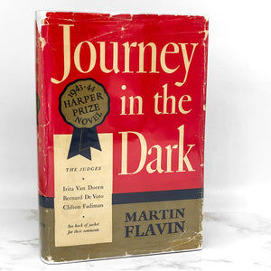 Journey in the Dark by Martin Flavin [1944 HARDCOVER] The People's Book Club