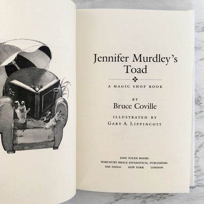 Jennifer Murdley's Toad by Bruce Coville [FIRST EDITION / FIRST PRINTING]