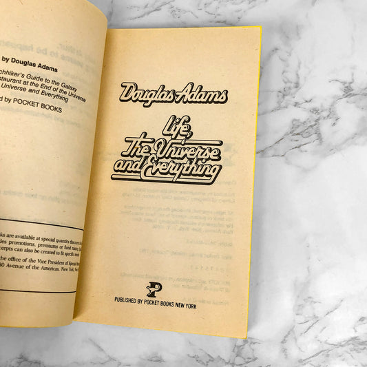 Life, The Universe and Everything by Douglas Adams [FIRST PAPERBACK EDITION] 1983