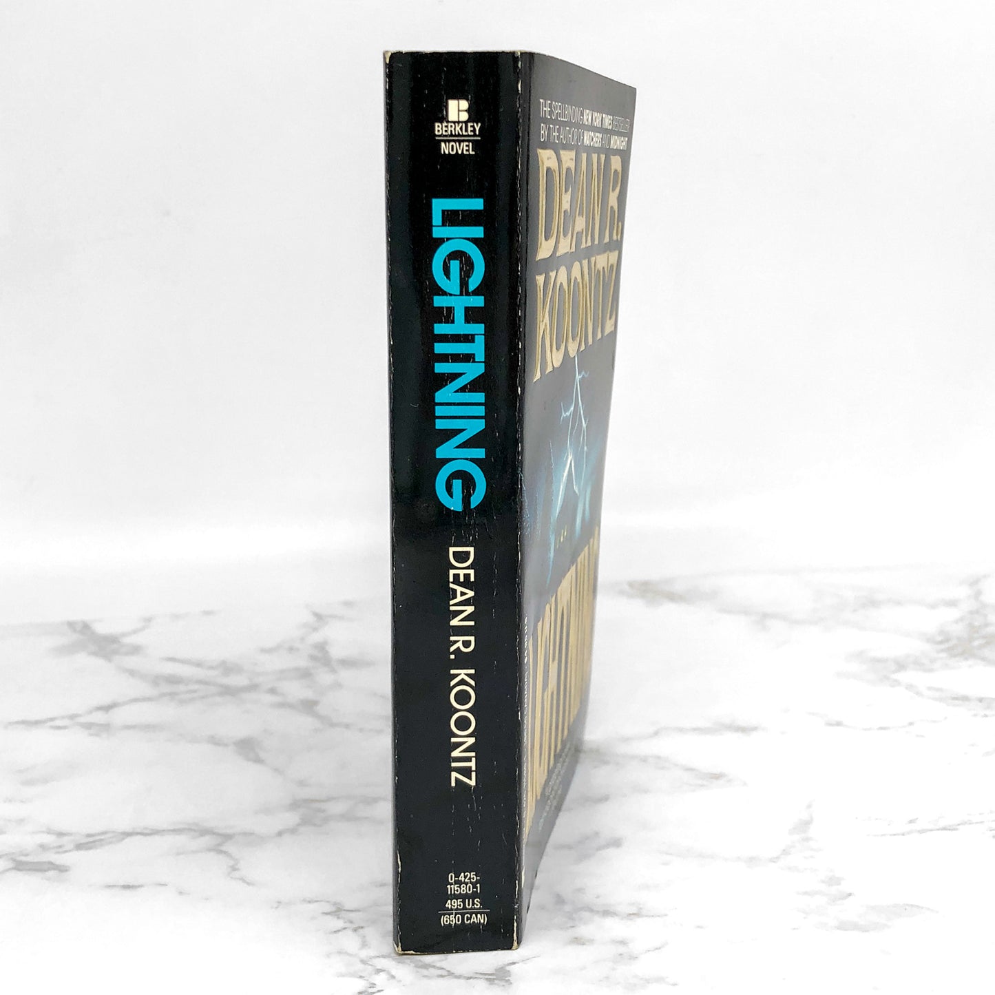 Lightning by Dean Koontz [FIRST PAPERBACK PRINTING] 1989 • Berkley