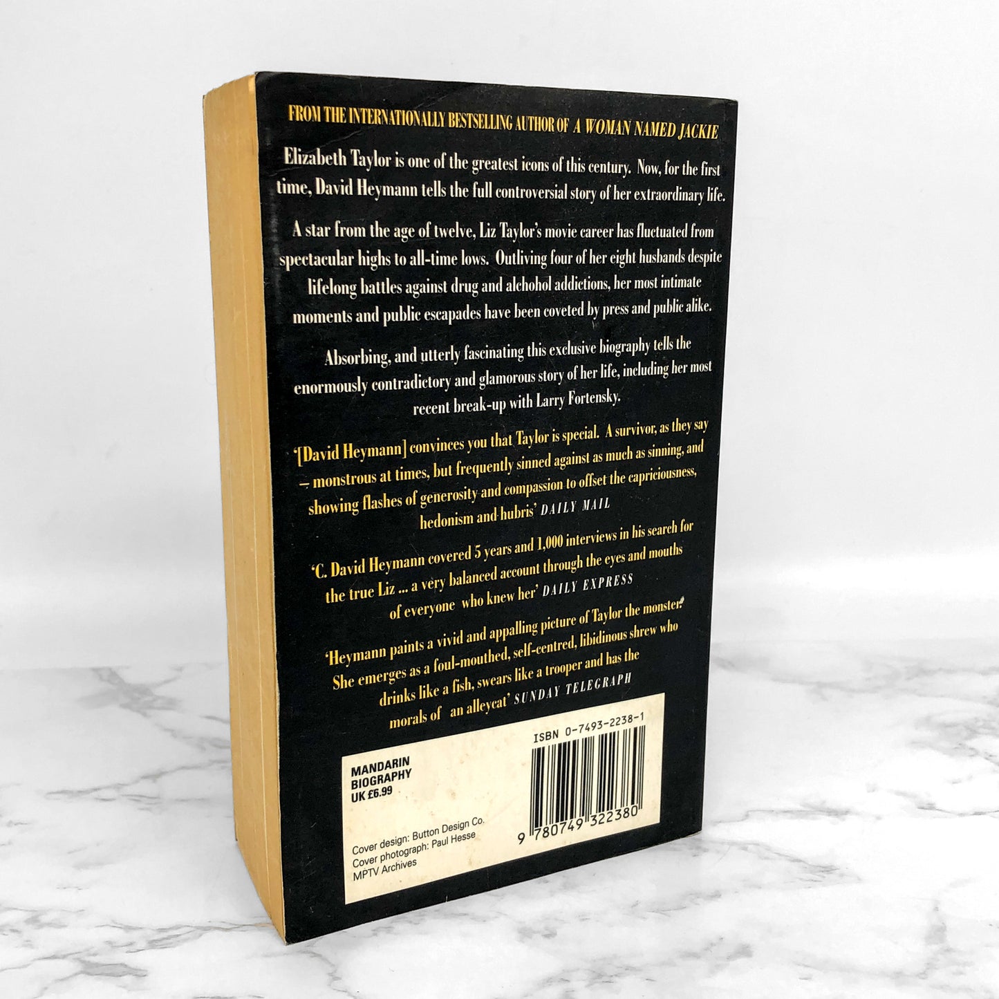 Liz: An Intimate Biography of Elizabeth Taylor by C. David Heymann [U.K. PAPERBACK] 1996