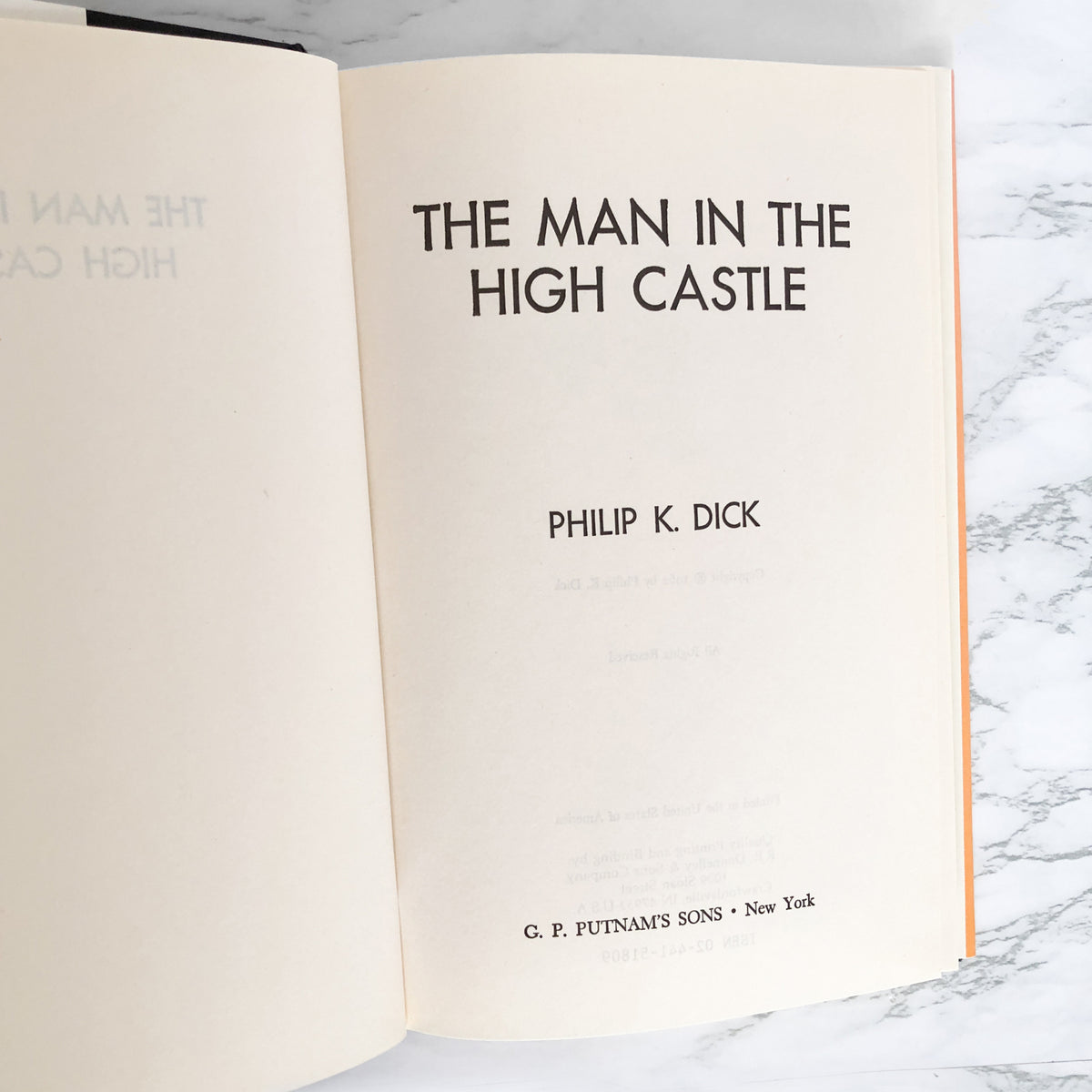 The Man in The High Castle by Philip K. Dick [BOOK CLUB FIRST EDITION