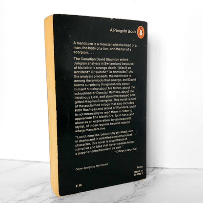 The Manticore by Robertson Davies [1979 PAPERBACK]