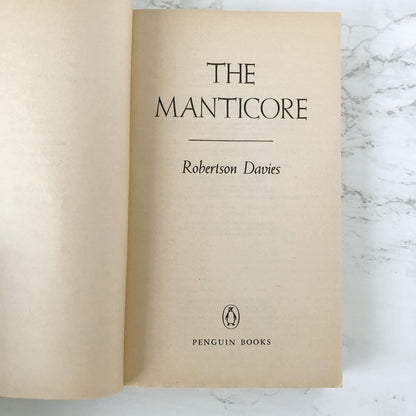 The Manticore by Robertson Davies [1979 PAPERBACK]