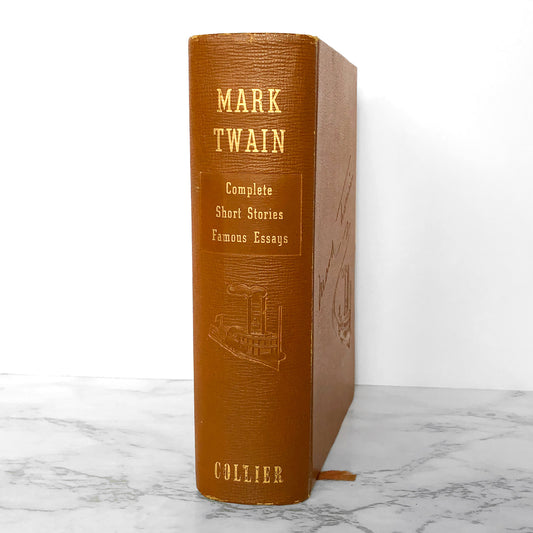 The Complete Short Stories & Famous Essays of Mark Twain [ANTIQUE HARDCOVER] 1928 • P.F. Collier