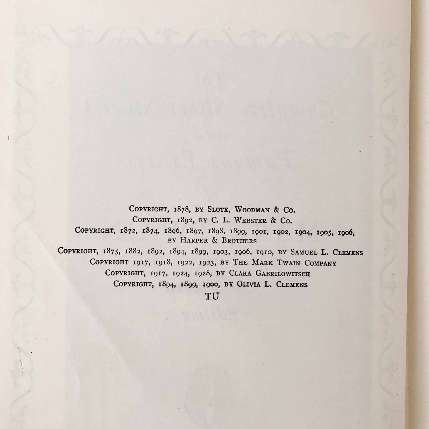 The Complete Short Stories & Famous Essays of Mark Twain [ANTIQUE HARDCOVER] 1928 • P.F. Collier