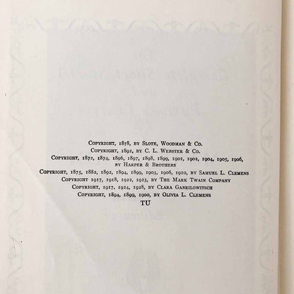 The Complete Short Stories & Famous Essays of Mark Twain [ANTIQUE HARDCOVER] 1928 • P.F. Collier