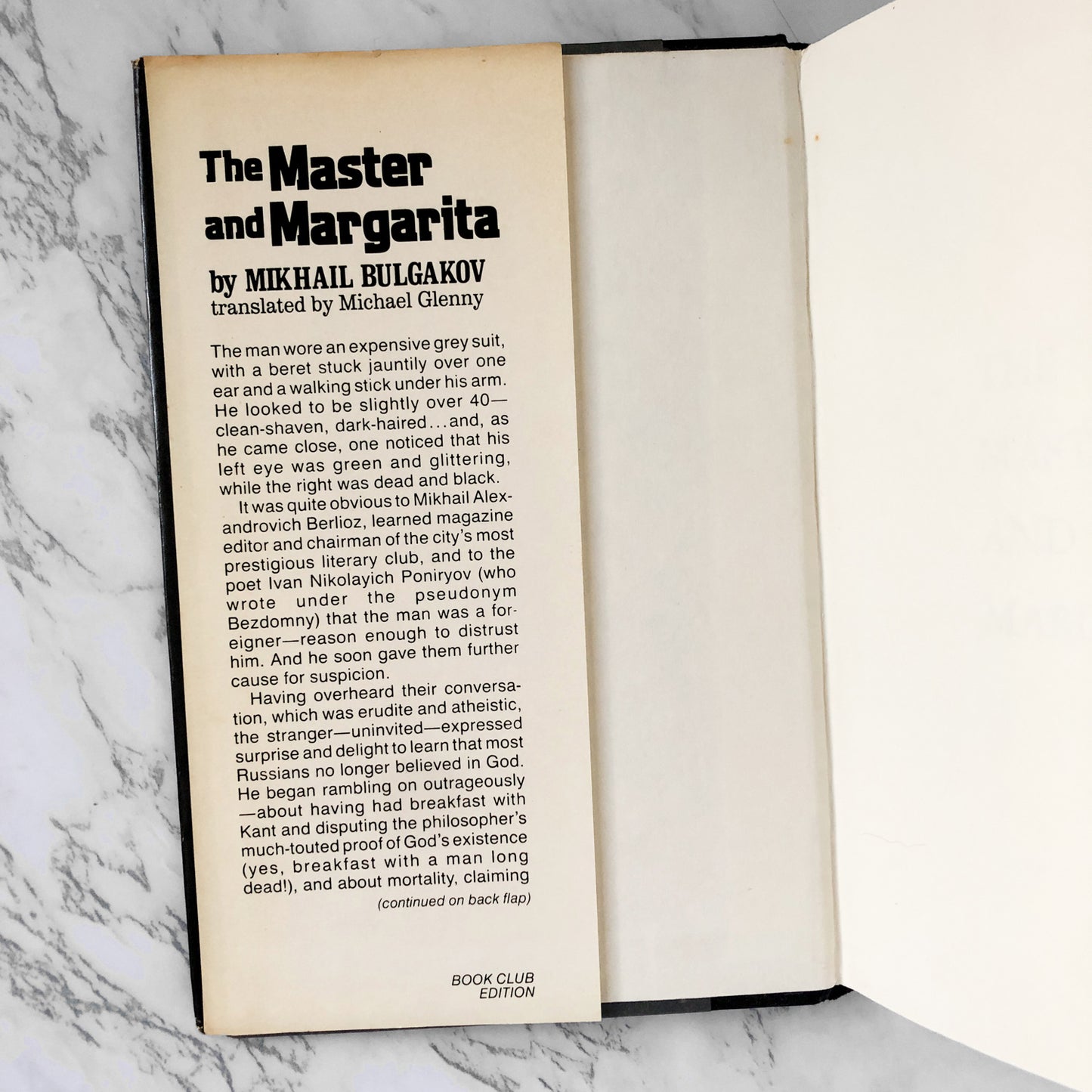The Master and Margarita by Mikhail Bulgakov [FIRST BOOK CLUB EDITION / 1967] - Bookshop Apocalypse
