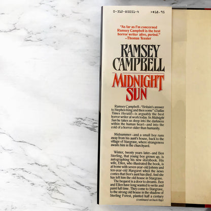 Midnight Sun by Ramsey Campbell [FIRST EDITION • FIRST PRINTING] 1991 • TOR Horror