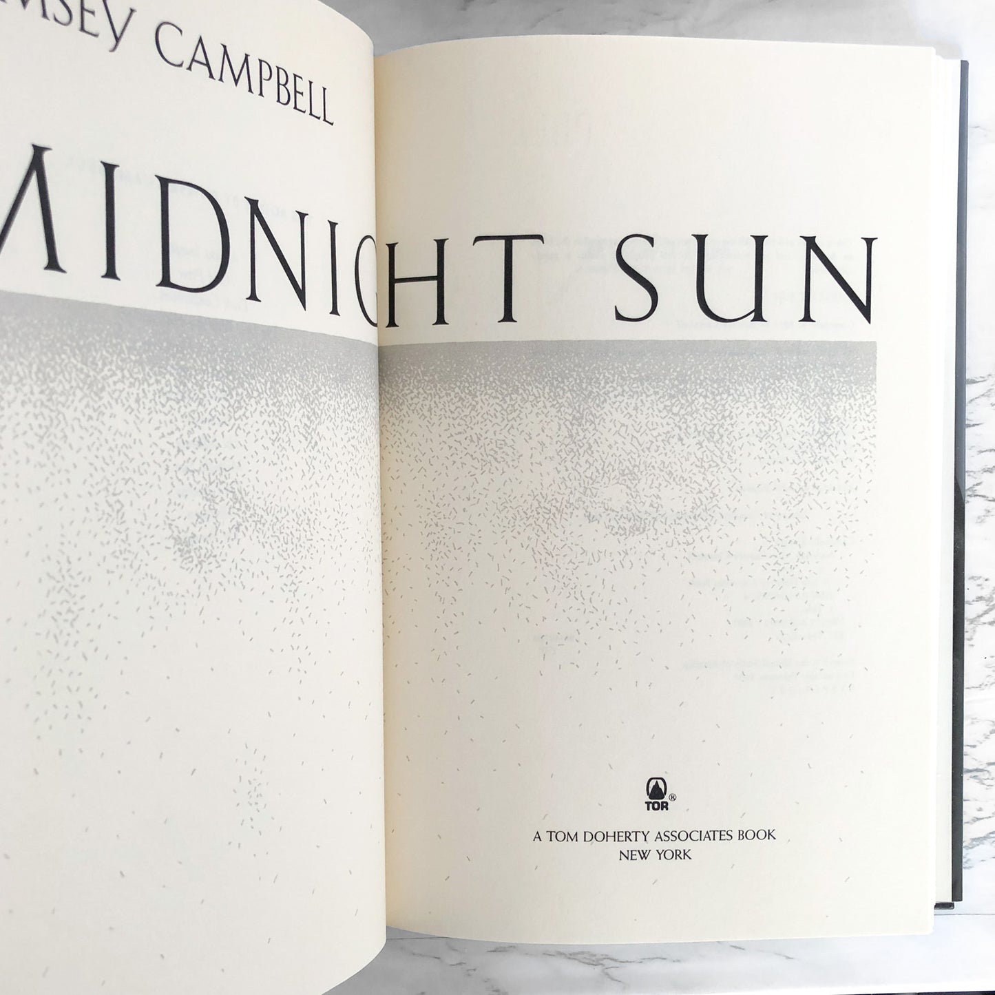 Midnight Sun by Ramsey Campbell [FIRST EDITION • FIRST PRINTING] 1991 • TOR Horror