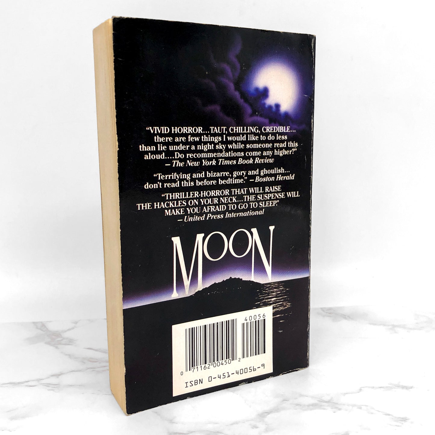 Moon by James Herbert [FIRST PAPERBACK PRINTING] 1987 • Onyx Horror