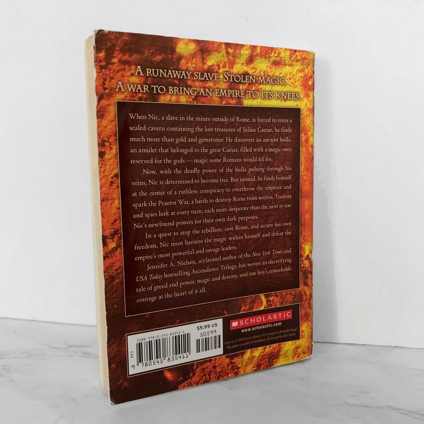 The Mark of the Thief by by Jennifer A. Nielsen [FIRST PAPERBACK PRINTING]