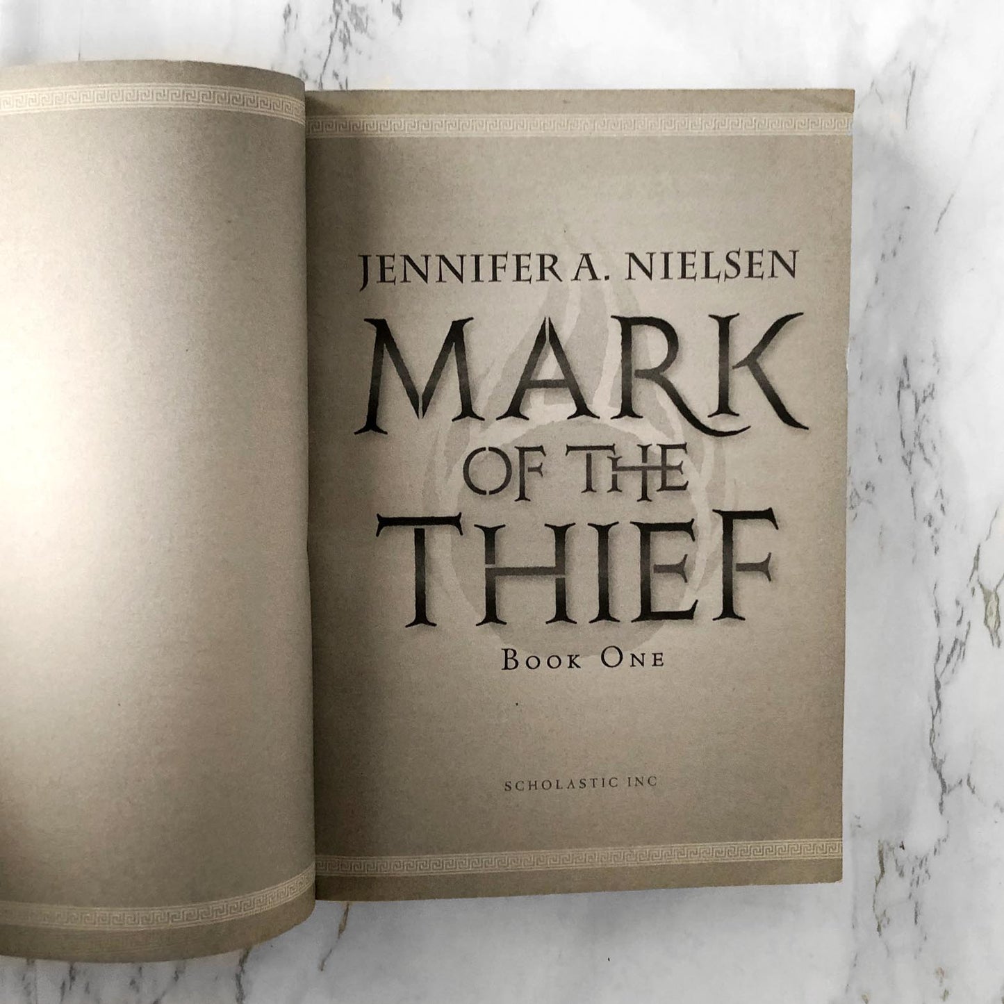 The Mark of the Thief by by Jennifer A. Nielsen [FIRST PAPERBACK PRINTING]