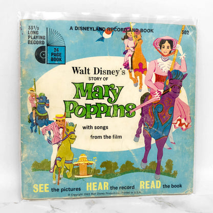 Disney's Mary Poppins [READ-ALONG BOOK & 7" RECORD] 1965
