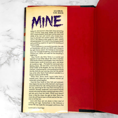 MINE by Robert R. McCammon [FIRST EDITION / FIRST PRINTING] 1990