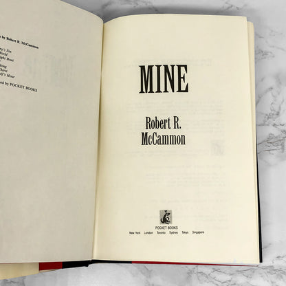 MINE by Robert R. McCammon [FIRST EDITION / FIRST PRINTING] 1990