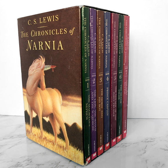 The Chronicles of Narnia by C.S. Lewis [1994 PAPERBACK BOX SET] - Bookshop Apocalypse