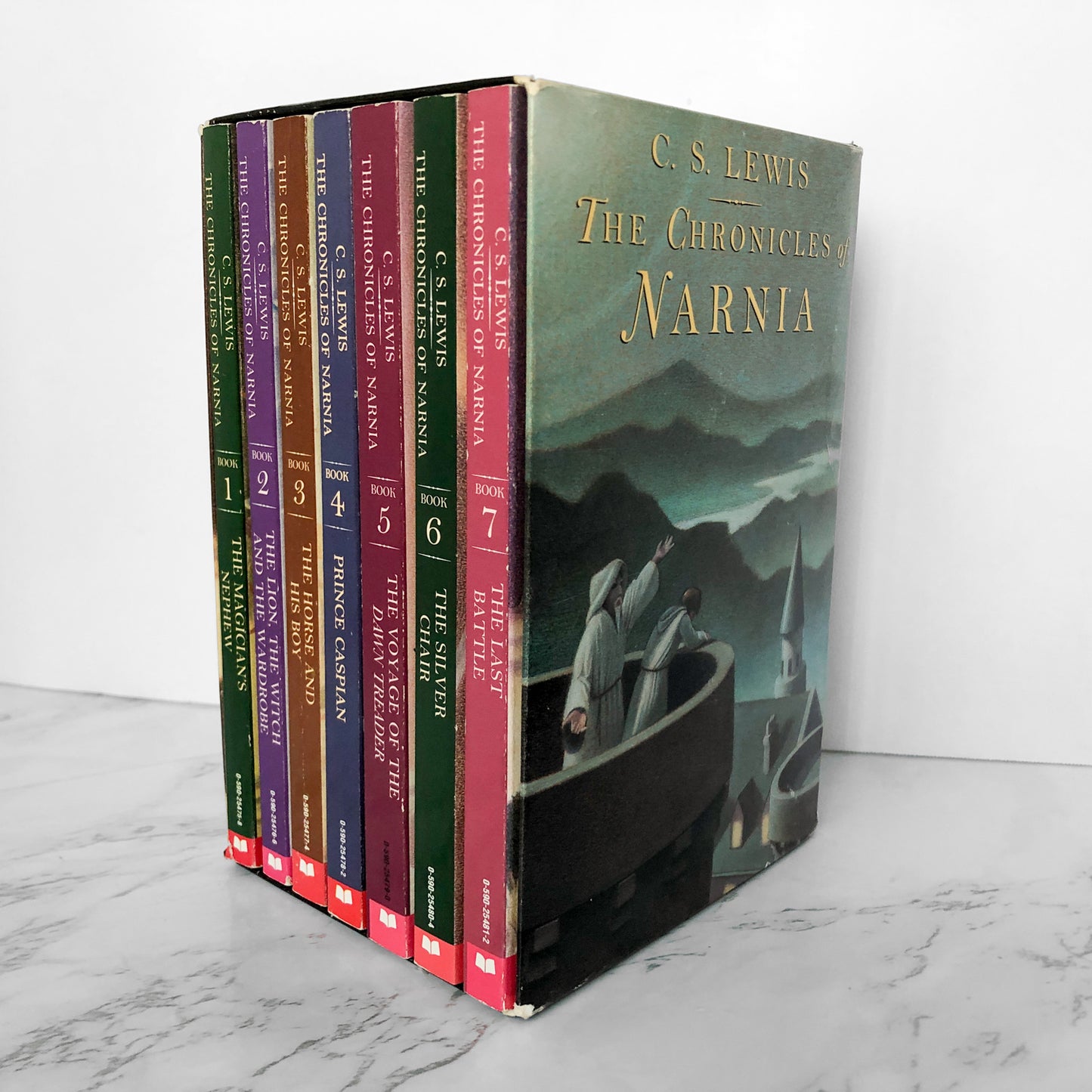 The Chronicles of Narnia by C.S. Lewis [1994 PAPERBACK BOX SET] - Bookshop Apocalypse