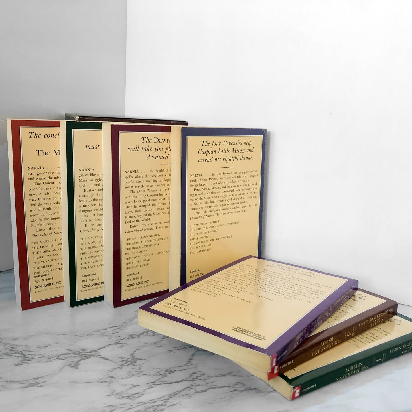 The Chronicles of Narnia by C.S. Lewis [1994 PAPERBACK BOX SET] - Bookshop Apocalypse