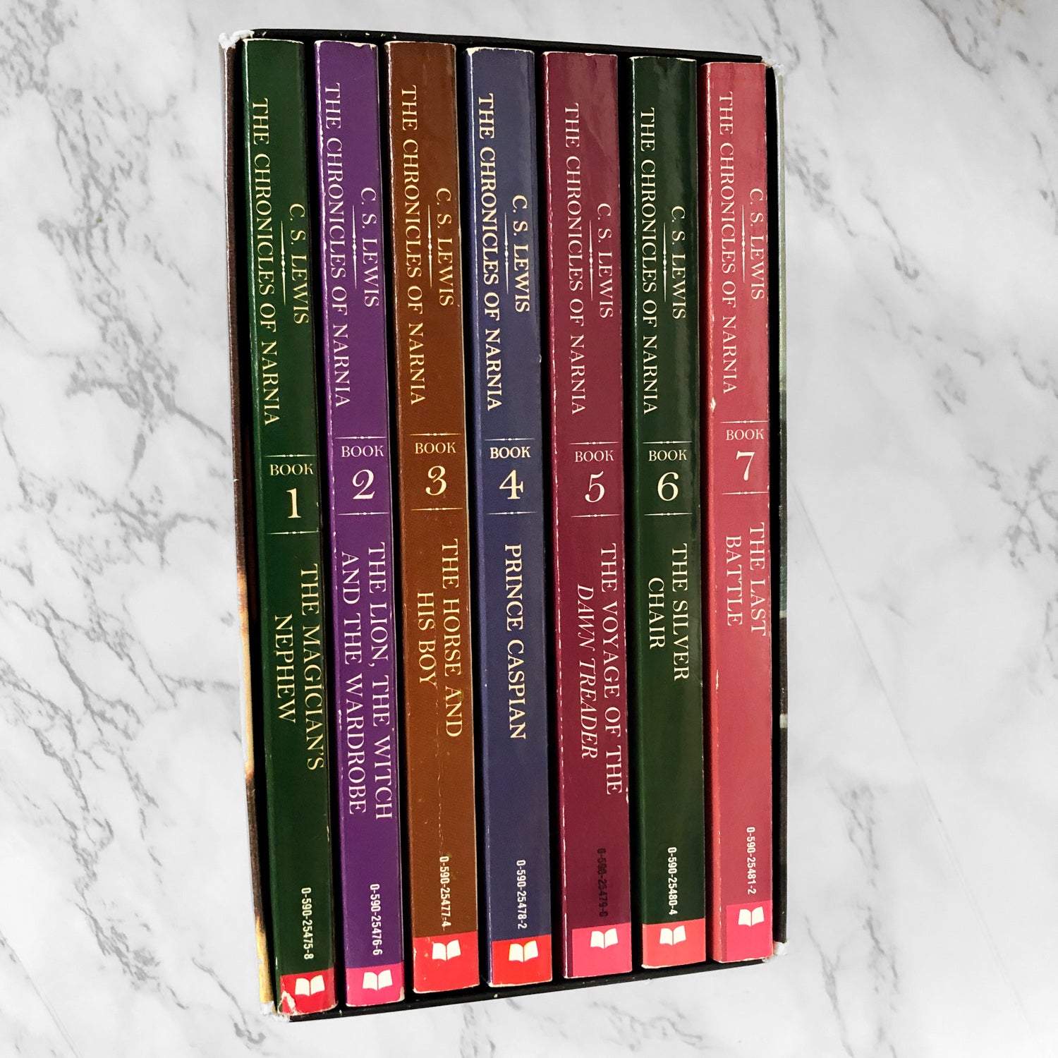 The Chronicles of Narnia by C.S. Lewis [1994 PAPERBACK BOX SET] - Bookshop Apocalypse