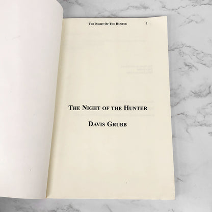 The Night Of The Hunter by Davis Grubb [TRADE PAPERBACK RE-ISSUE] 2005 • Blackmask