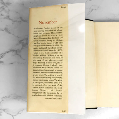 November by Gustave Flaubert [NEW EDITION] 1967 ❧ Serendipity Press