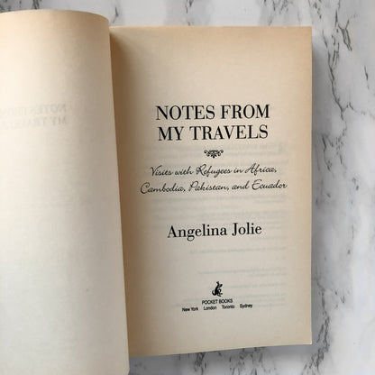 Notes on My Travels: Visits with Refugees in Africa, Cambodia, Pakistan & Ecuador by Angelina Jolie [TRADE PAPERBACK] - Bookshop Apocalypse