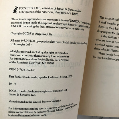 Notes on My Travels: Visits with Refugees in Africa, Cambodia, Pakistan & Ecuador by Angelina Jolie [TRADE PAPERBACK] - Bookshop Apocalypse
