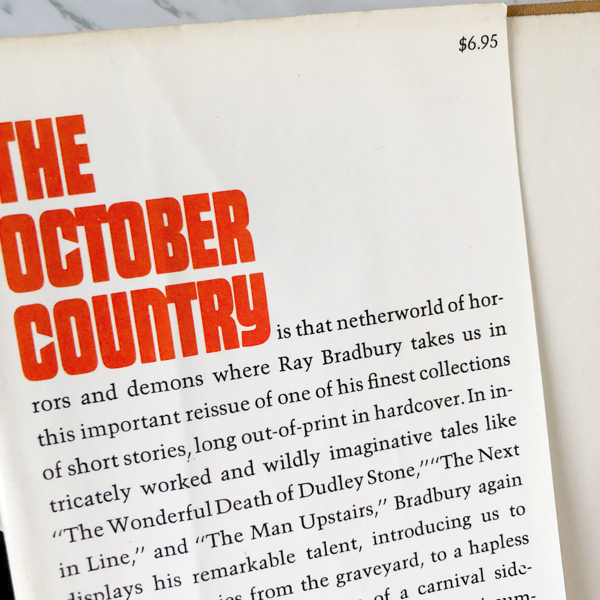 The October Country by Ray Bradbury [1970 HARDCOVER REPRINT] - Bookshop Apocalypse