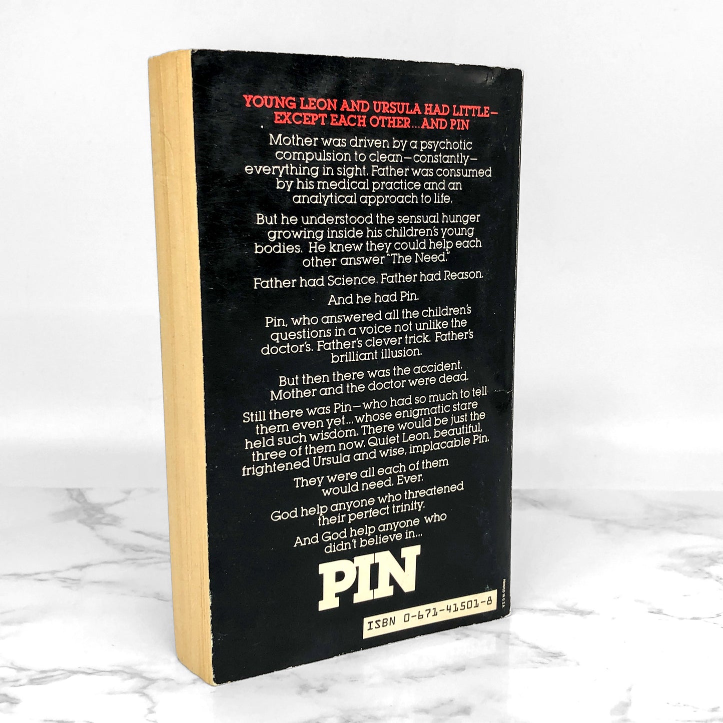 PIN by Andrew Neiderman [FIRST EDITION / FIRST PRINTING] 1981