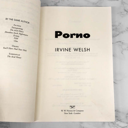 Porno by Irvine Welsh [FIRST PAPERBACK PRINTING] 2003