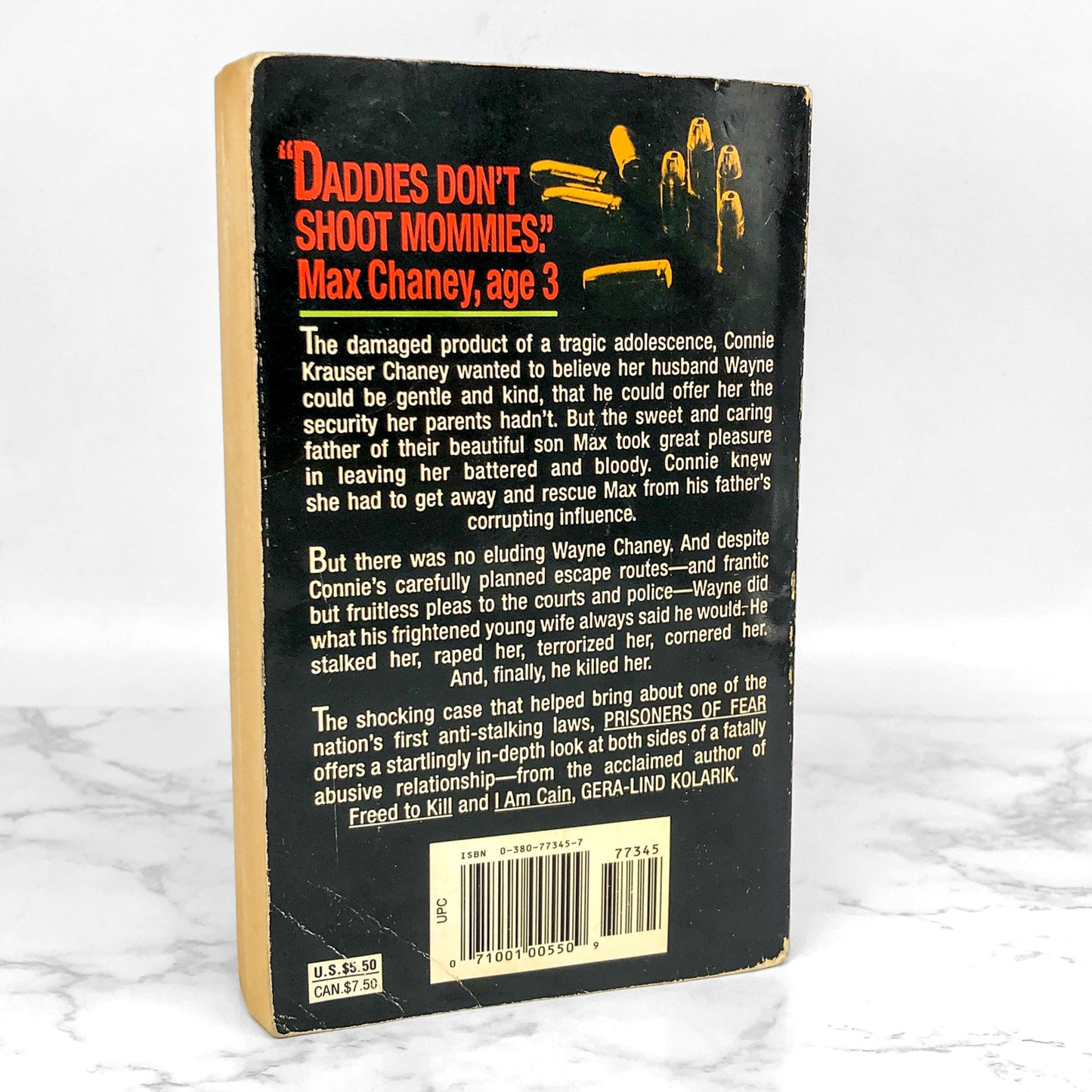 Prisoners of Fear by Gera Lind Kolarik [FIRST PAPERBACK PRINTING] 1995 • Avon True Crime