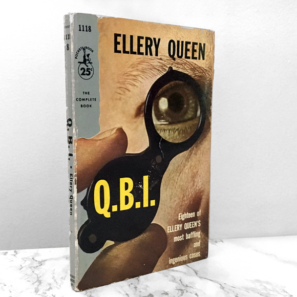 Q.B.I.: Queen's Bureau of Investigation by Ellery Queen [1956 PAPERBACK] - Bookshop Apocalypse