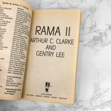RAMA II by Arthur C. Clarke & Gentry Lee [FIRST PAPERBACK EDITION] 1990