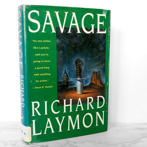 Savage by Richard Laymon [U.S. FIRST EDITION / FIRST PRINTING] 1994