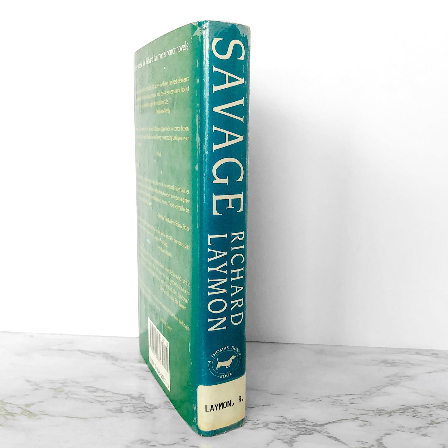 Savage by Richard Laymon [U.S. FIRST EDITION / FIRST PRINTING] 1994