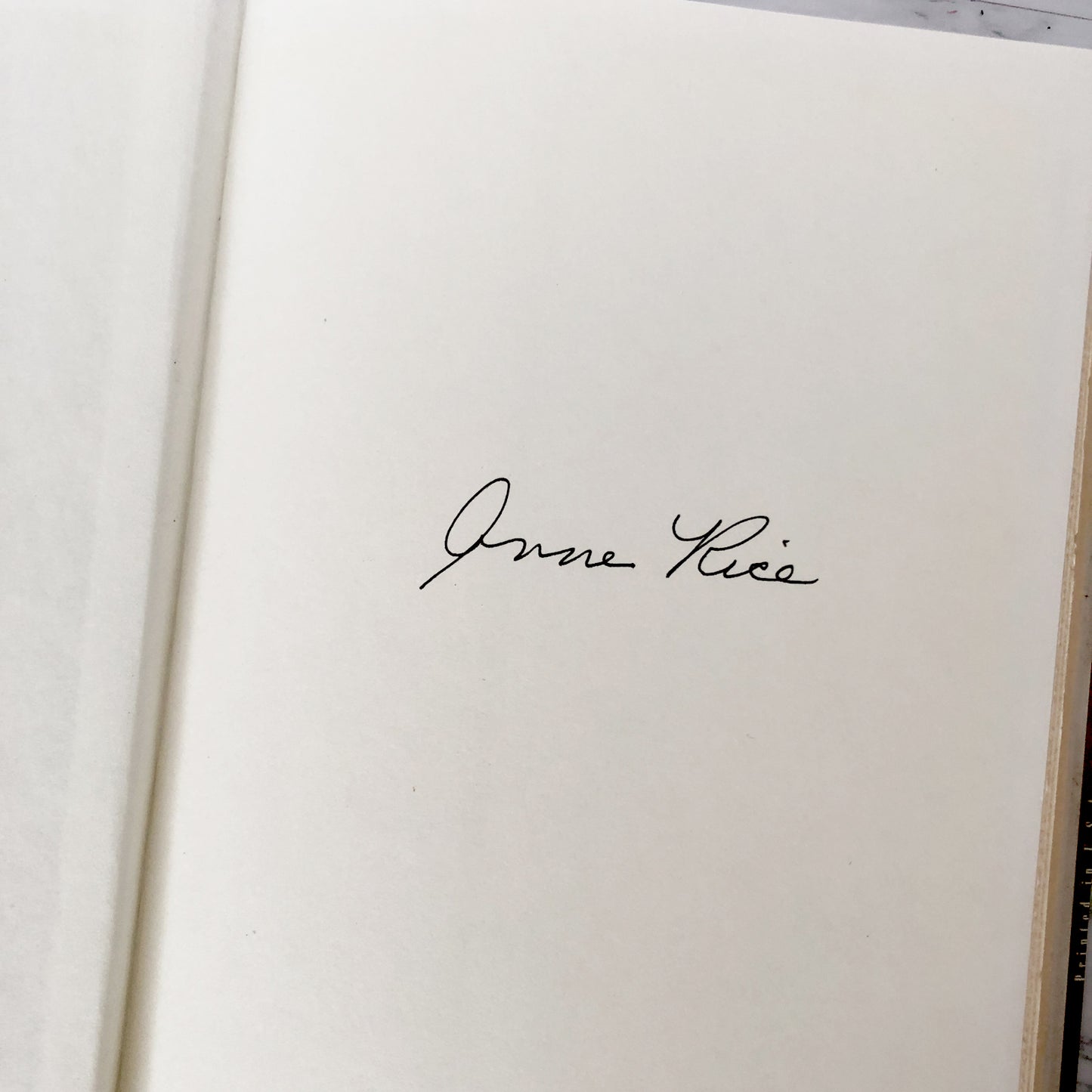 Servant of the Bones by Anne Rice SIGNED! [FIRST EDITION / 1996]