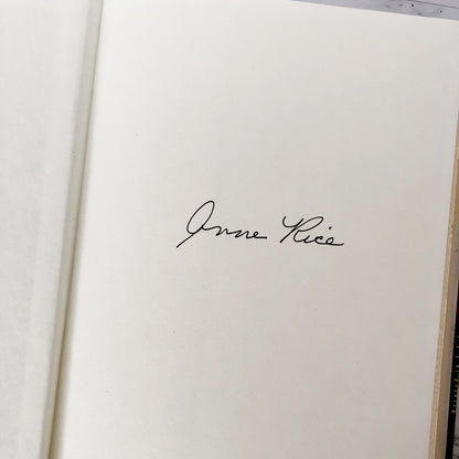 Servant of the Bones by Anne Rice SIGNED! [FIRST EDITION / 1996]