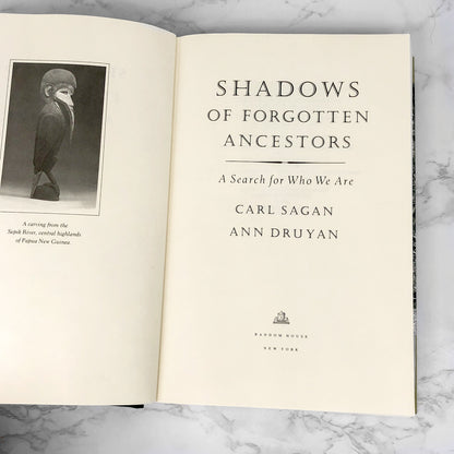 Shadows of Forgotten Ancestors by Carl Sagan & Ann Druyan [FIRST EDITION] 1992