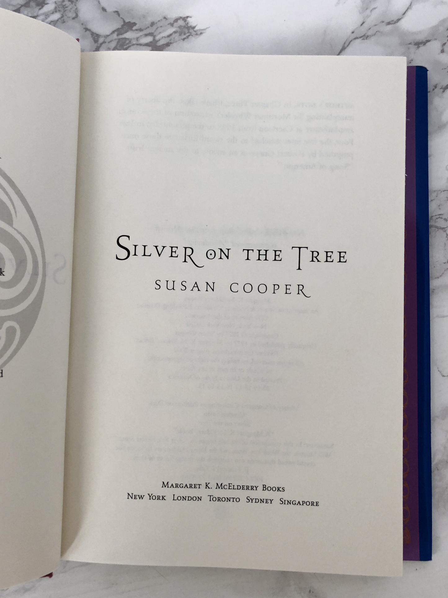 Silver on the Tree by Susan Cooper [2003 HARDCOVER] - Bookshop Apocalypse